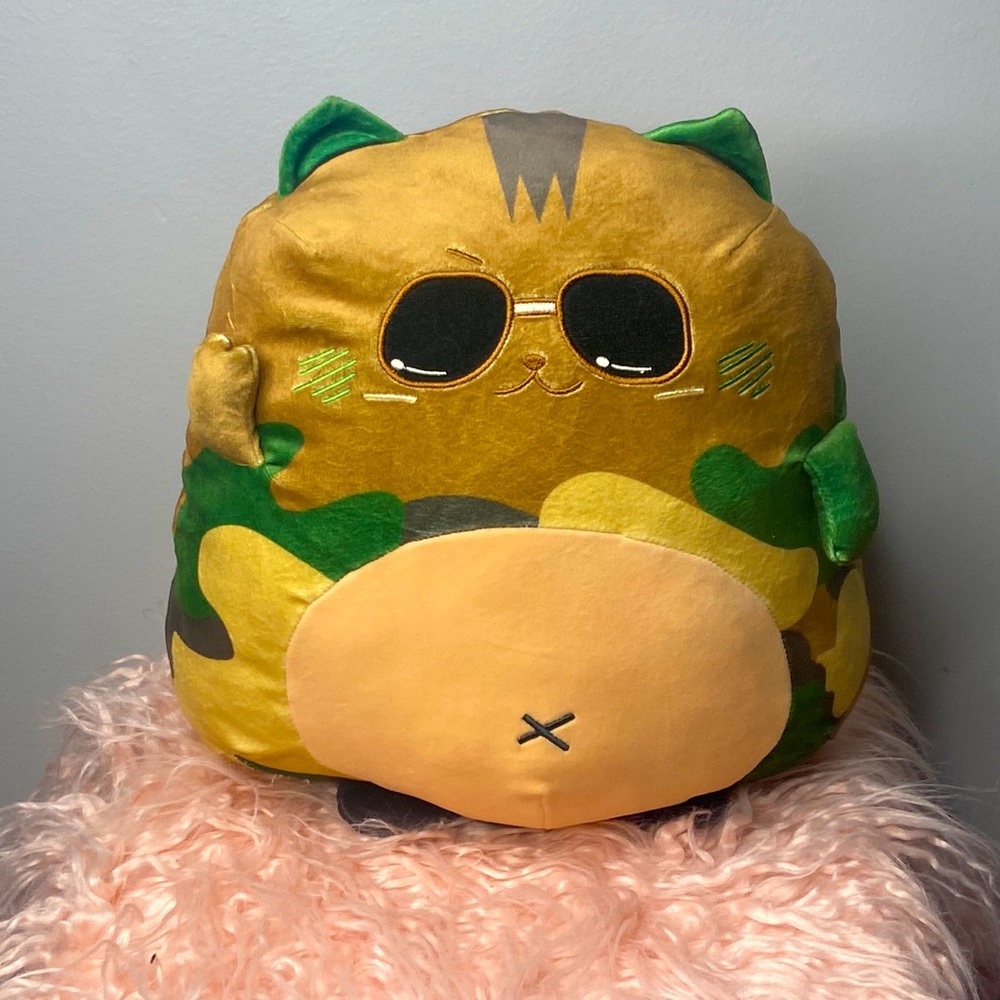 Camouflage Stuffed Plush Soft Stuffed Animal Kawai Crane Claw Machine Toy